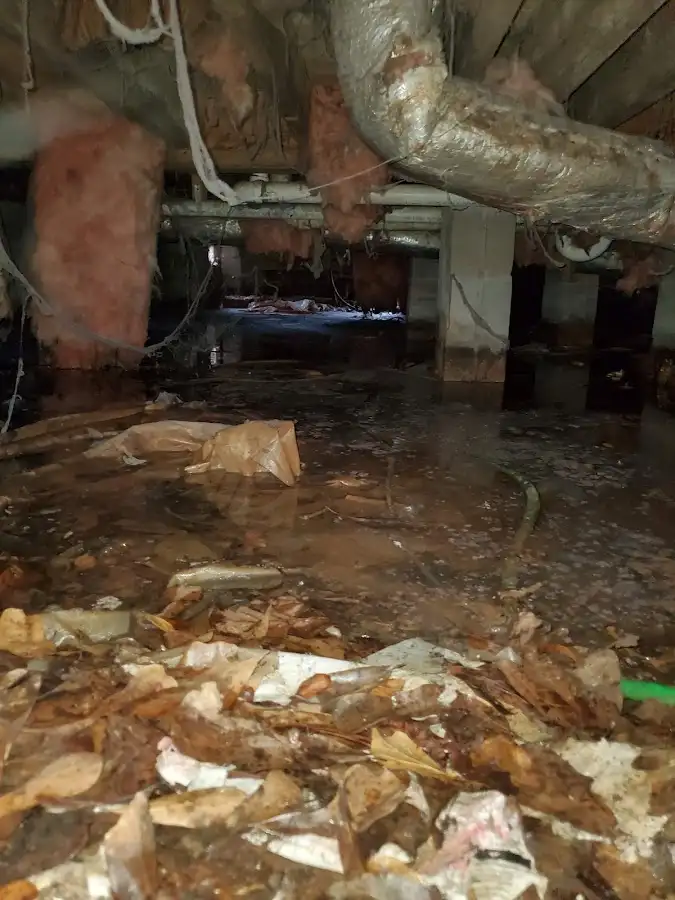 Crawl space flood assessment for Leak Detection & Repair in Falls